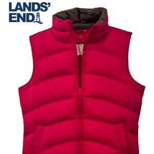 Lands End Down Puffer Vest, Sz Small